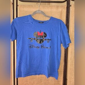 Youth Ketuna Blue Tee With Disneybound Disney Plane Graphic Print Size XL 12/14
